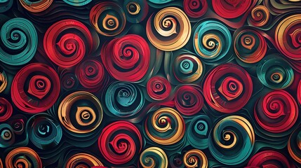 Fototapeta premium swirl pattern wallpaper 