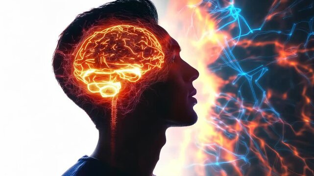 Human Brain Activity Concept