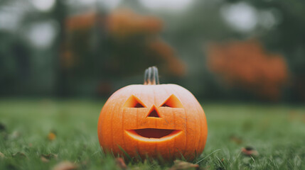 Obraz premium jack o lantern pumpkin