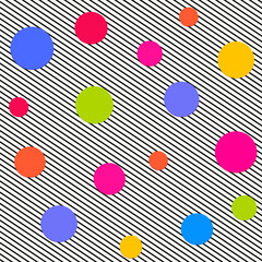 dots  and  lines  pattern . pop background .