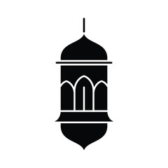 light ramadan icon solid vector design in trendy style