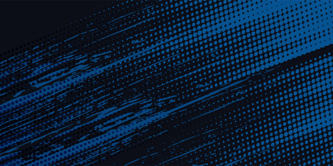 Dots halftone white and blue color pattern gradient grunge texture background. Dots pop art comics sport style vector illustration. vector grunge and dot