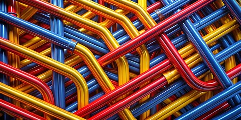 a mesmerizing abstract image featuring intertwining