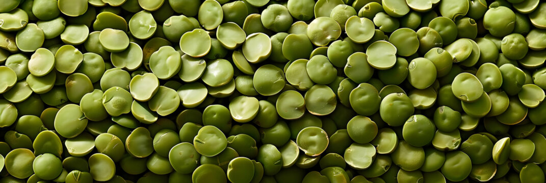 Green Split Pea Texture Background - Realistic Image