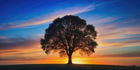 Silhouette of a majestic poplar tree , poplar, tree, silhouette, nature, majestic,outdoors, flora, plant, tall, leaves