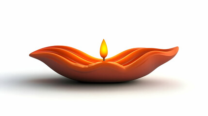 3D Diwali Diya and Toran Vector Isolated on White Background - Festive Symbol of Cultural Unity and Celebration