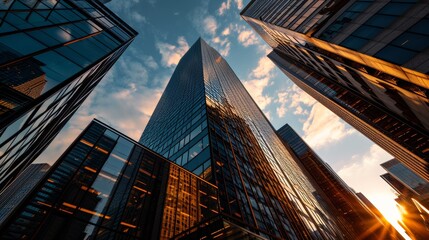 Unique viewpoints showcasing renowned skyscrapers.
