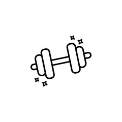 Gym or power icon. bodybuilder icon vector. bodybuilder sign. web design and mobile design.