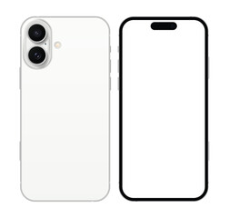 Realistic smartphone mockup.