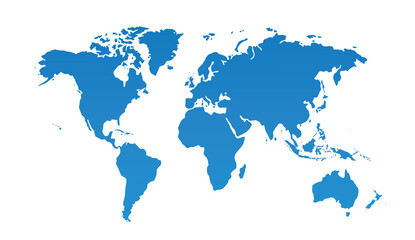 Cartoon pictures of world map on white background. All countries of the world in  Modern colors. Can use for printing, website, presentation element, textile. Vector illustration.