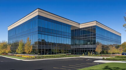 Obraz premium Vibrant Modern Cityscape with Skyscrapers and Urban Elements