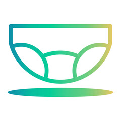 underwear Line Gradient Icon