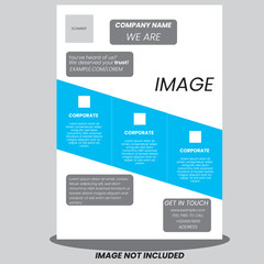 CREATIVE MINIMAL SIMPLE BUSINESS MODERN A4 SINGLE SIDED FLYER DESIGN TEMPLATE