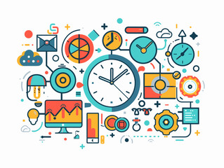 Obraz premium Digital Detox: Breaking the Cycle of Screen Time Addiction