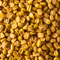 Fenugreek Seeds Macro Photograph Texture Background Image