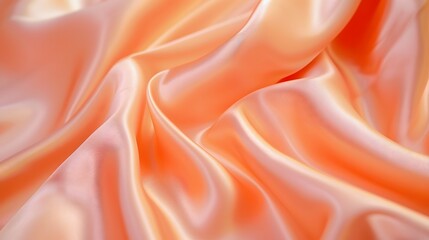 A focused close-up of a nuanced silk fabric, smooth texture