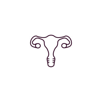 recommend clip art: uterus outline icon. Linear vector from health and medical concept. Thin line uterus icon isolated on white background