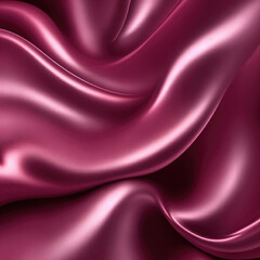 Soft Pastel Maroon Shiny Satin Silk Swirl Abstract Wave Background