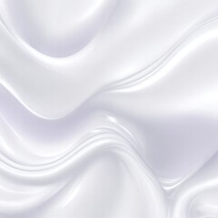 Soft Pastel White Shiny Satin Silk Swirl Abstract Wave Background