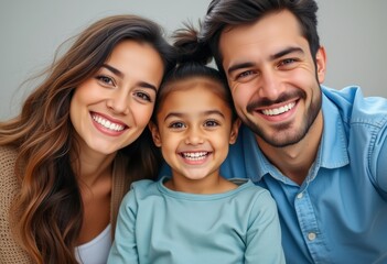 portrait of happy family