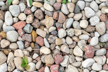Colorful seamless stone texture, colrful gravel, crushed stone, small stones, gravel texture stones background. small stones in the background. gravel texture,