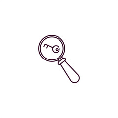 seo keywords outline icon. Linear vector from programming concept. Thin line seo keywords icon isolated on white background