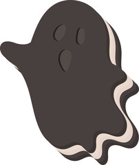 Halloween cookies vector set. Spooky, pumpkin, hat, skull, crossbones designs.
