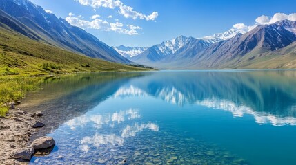 Fototapeta premium Stunning scenery of a water body in Southeast Asia.