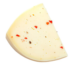 Slice of pepper jack cheese