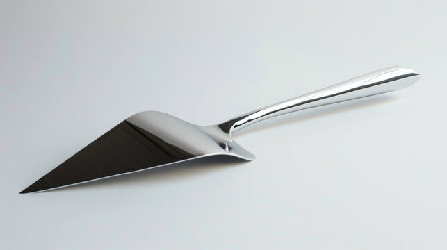Cake Server: Flat utensil with a triangular blade for serving slices of cake