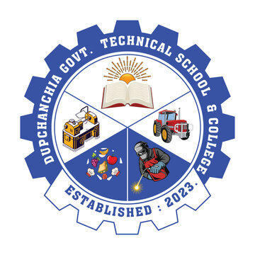 4 Trade Technical school and college logo vector file
