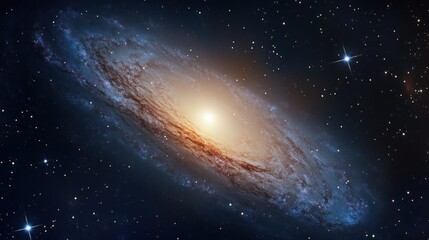 Fototapeta premium Spiral Galaxy in Deep Space