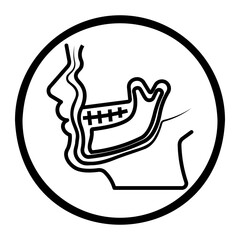 throat Line Icon