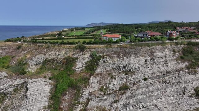 Faro de Punta Galea de Getxo en Bizkaia Pais Vasco