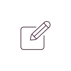 edit picture outline icon. Linear vector from tools concept. Thin line edit picture icon isolated on white background