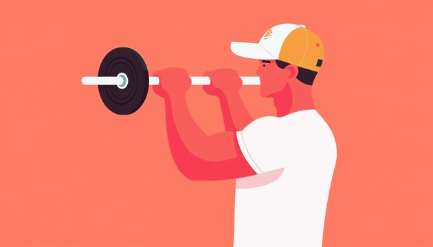 How can this image be adapted into a motivational poster or social media post encouraging people to stay consistent with their workout routines