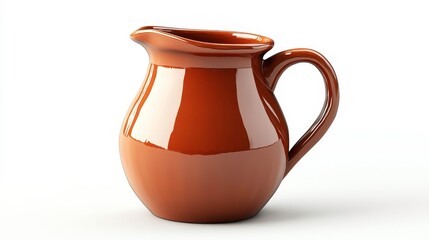 Pitcher clipart, element, 3D illustration, realistic, isolated on white background