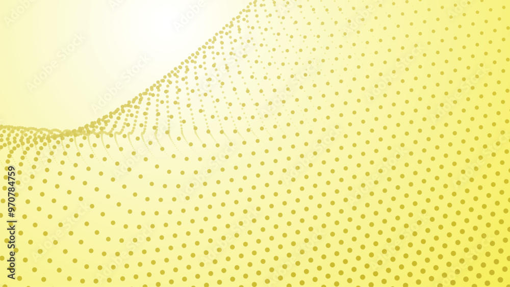 Wall mural Yellow halftone abstract background for backdrop or presentation