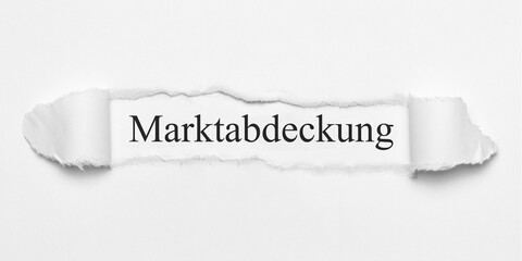 Marktabdeckung	
