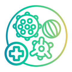 bactery Line Gradient Icon