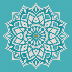 Adobe Illustrator Artwork  design using a single, unbroken line that loops and intertwines to form a complex shape.