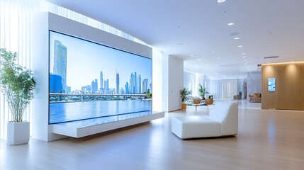 Digital Reality: Transparent OLED Displays as Windows in Modern Living Space