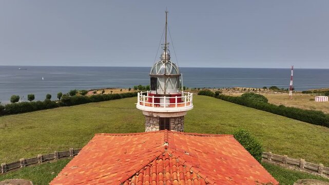 Faro de Punta Galea de Getxo en Bizkaia Pais Vasco