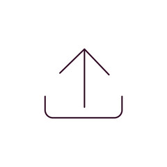 looping arrows outline icon. Linear vector from user interface concept. Thin line looping arrows icon isolated on white background