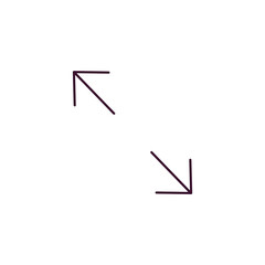 downward rotation outline icon. Linear vector from user interface concept. Thin line downward rotation icon isolated on white background