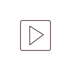 rotating arrows outline icon. Linear vector from user interface concept. Thin line rotating arrows icon isolated on white background