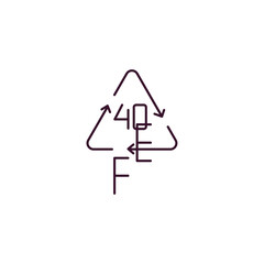 data interconnected outline icon. Linear vector from user interface concept. Thin line data interconnected icon isolated on white background