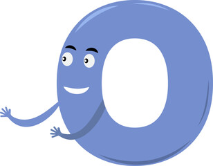 Cute Letter Alphabet O