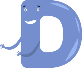 Cute Letter Alphabet D