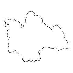 Kalasin province map, administrative division of Thailand. Vector illustration.